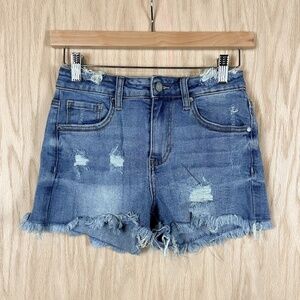 Insane Gene Distressed Deni Shorts
